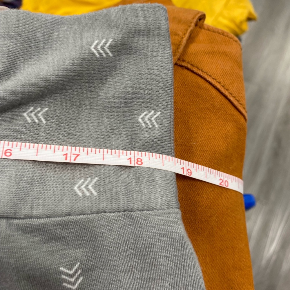 Gray and Orange Kids Bottoms